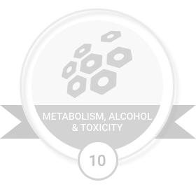 Metabolism, Alcohol and Toxicity level 10