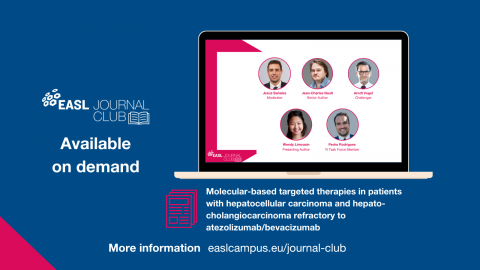 EASL Journal Club: Molecular-based targeted therapies in patients with hepatocellular carcinoma and hepato-cholangiocarcinoma refractory to atezolizumab/bevacizumab